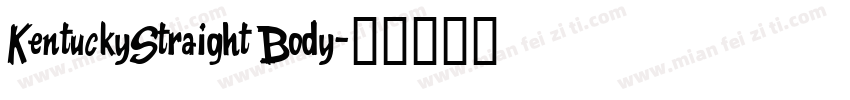 KentuckyStraight Body字体转换